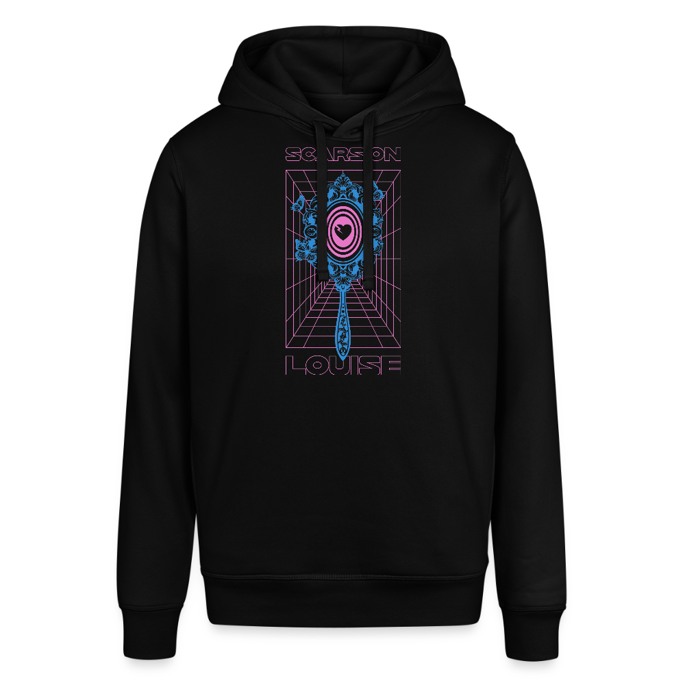 Organic Hoodie - Mirror of a broken Heart - black