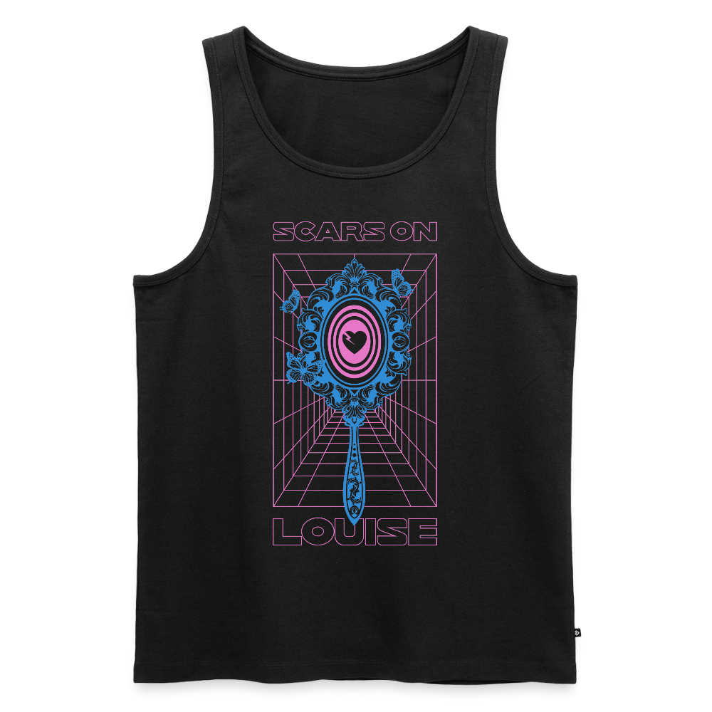 Men’s Organic Tank Top - Mirror of a broken Heart - black