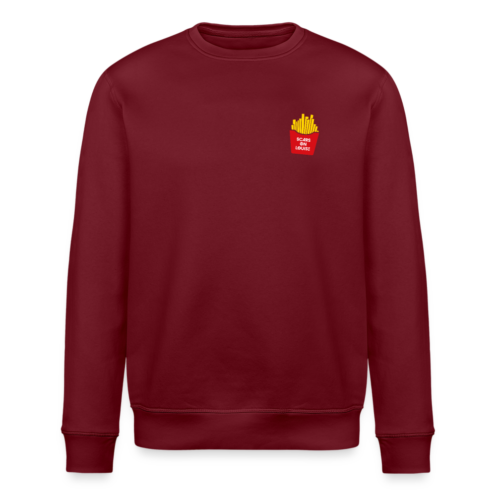Unisex Organic Sweatshirt - Fryday - burgundy