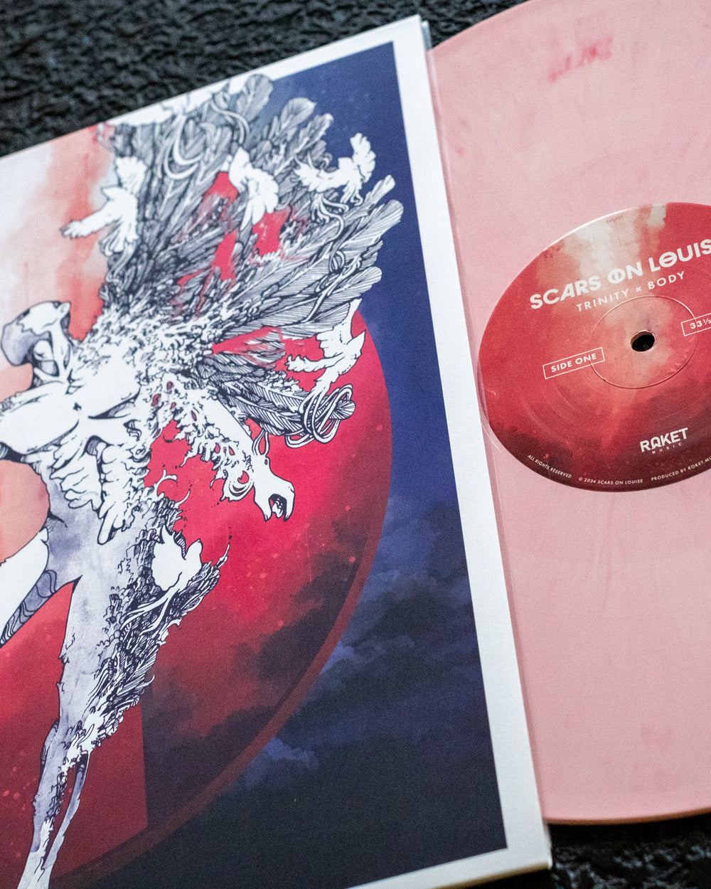 Scars on Louise - TRINITY x BODY - LP (Limited Pink Color Vinyl Collector's Edition)